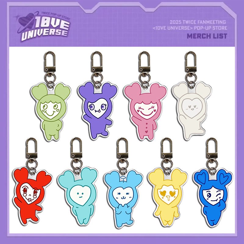 Anime Merchandise Keychains - TWICE Cute Cartoon Anime Acrylic Keychain