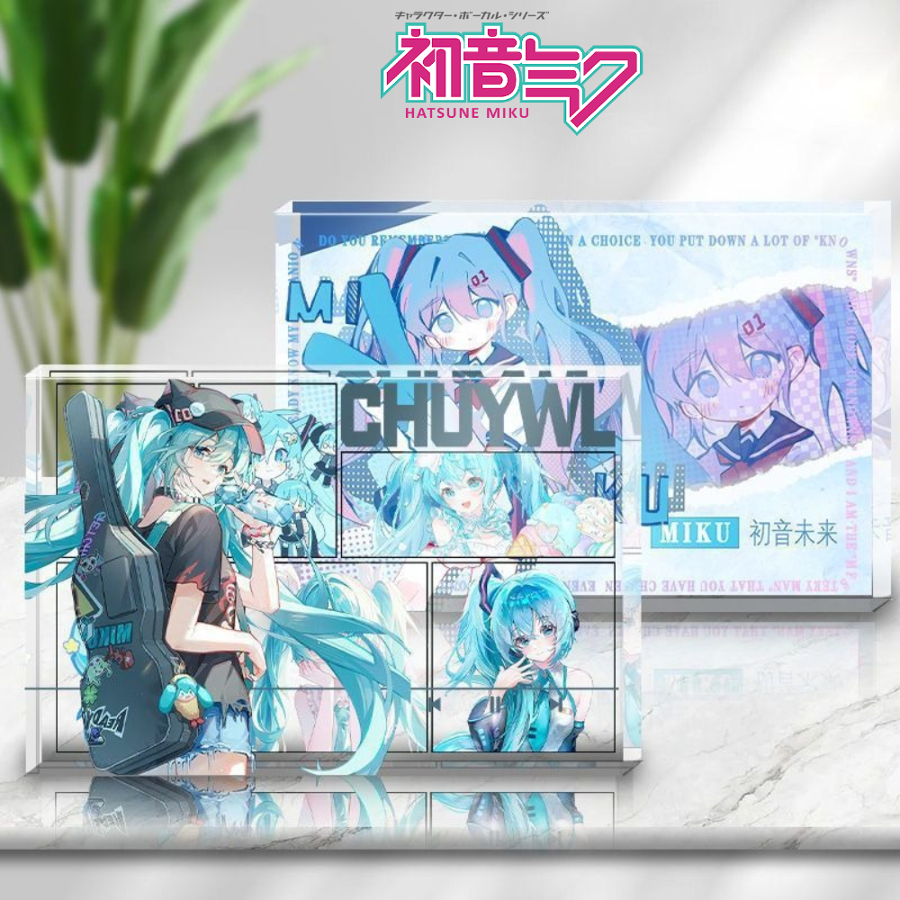 Acrylic Stand Figure - Hatsune Miku Anime Merch Photo Frame