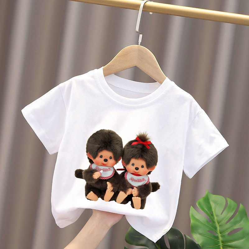 Anime Merchandise Clothes - Monchhichi Kids T-shirts Anime Figures Boys