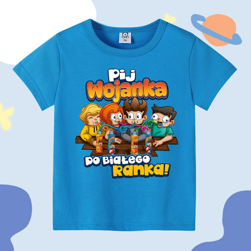 Anime Merchandise Clothes - Wojan Team Children Short Sleeve T-Shirt