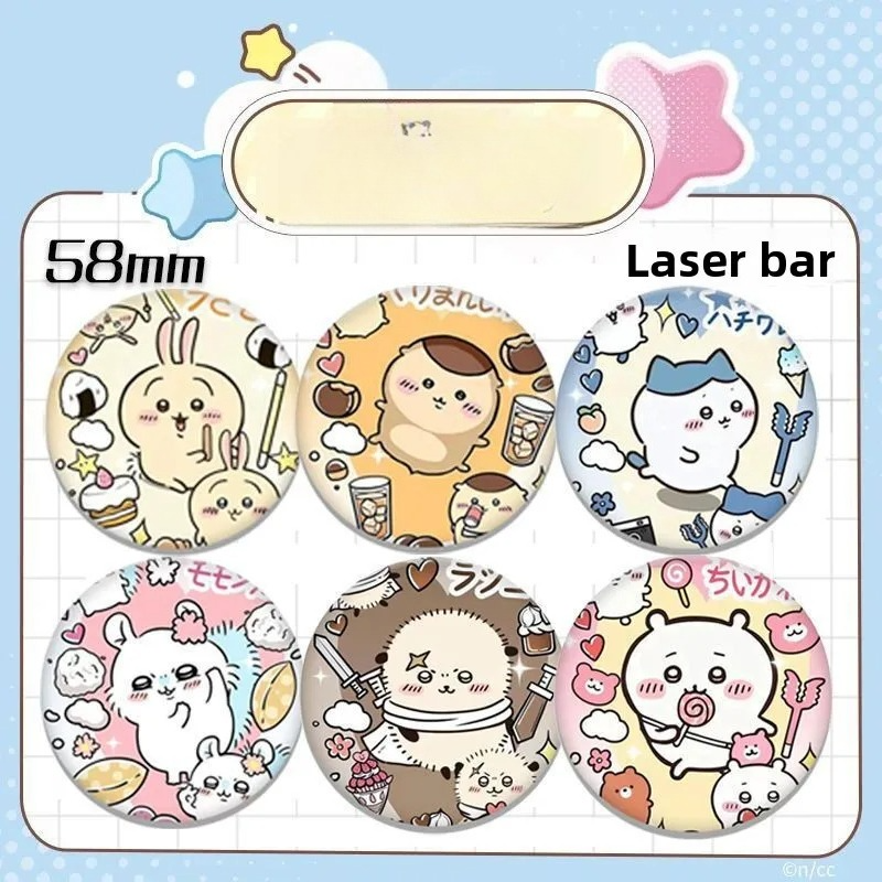Pin Button Badge - JIYI Laser Badge 58mm Tinplate Button