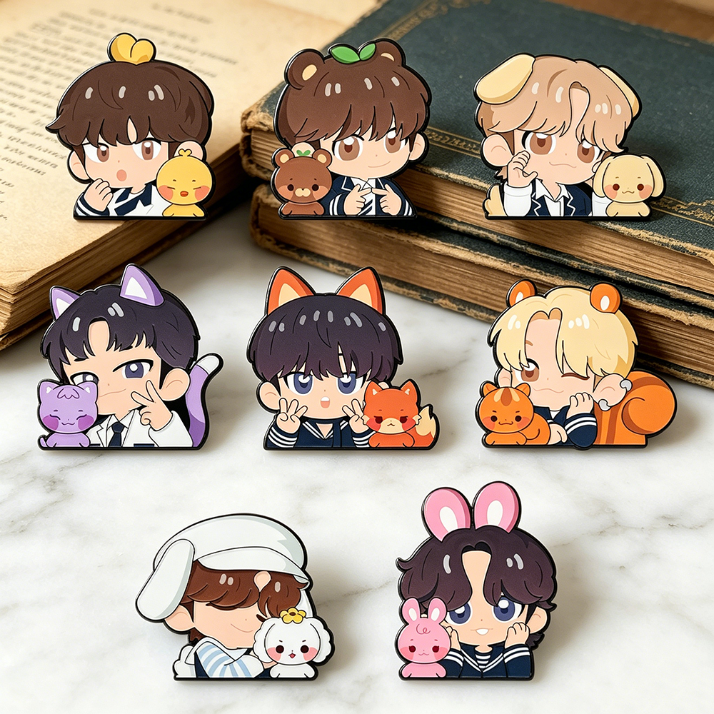 8pcs Kawaii Enamel Pin Set Car – Enamel Pin Set recenzja i cena
