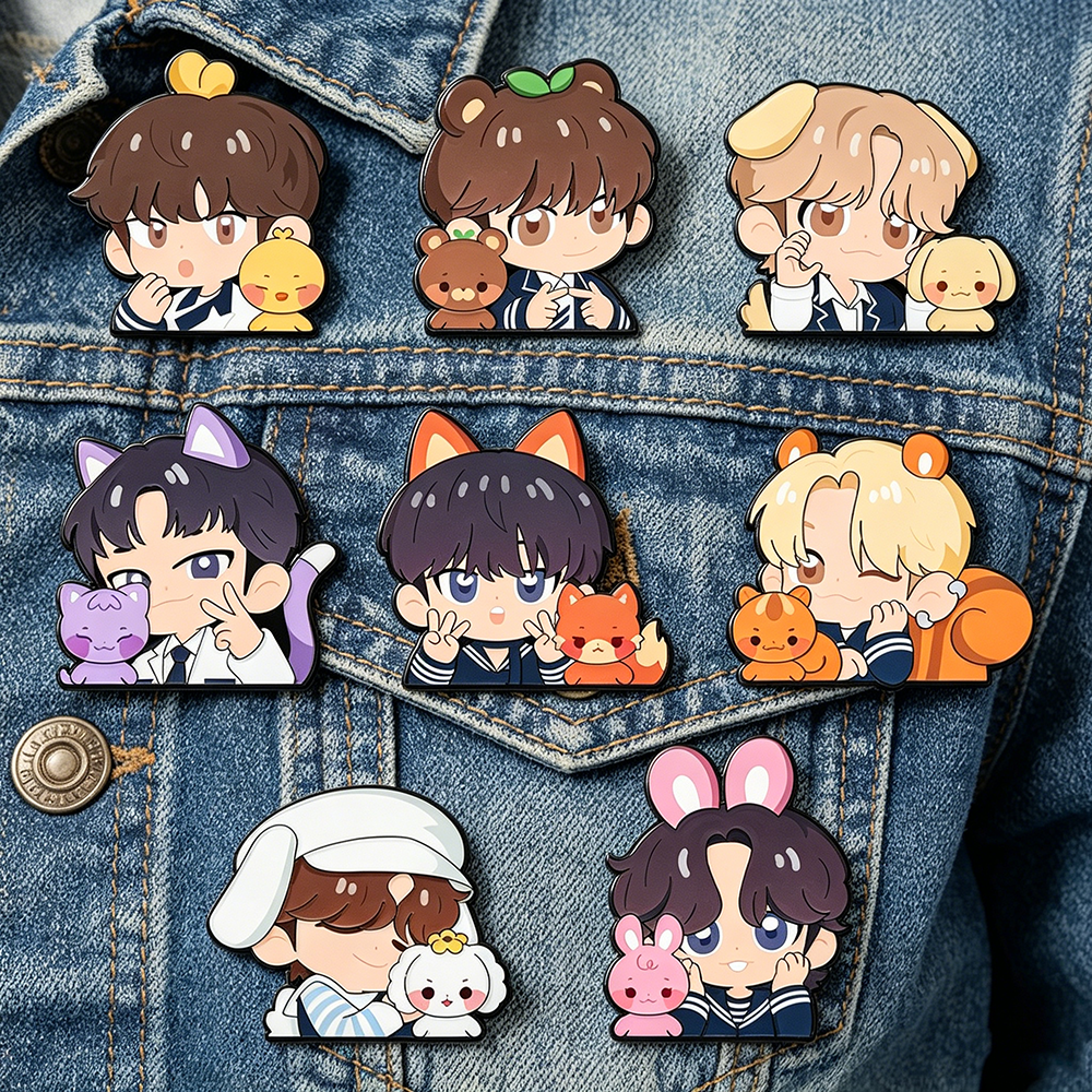 8pcs Kawaii Enamel Pin Set Car – Enamel Pin Set recenzja i cena