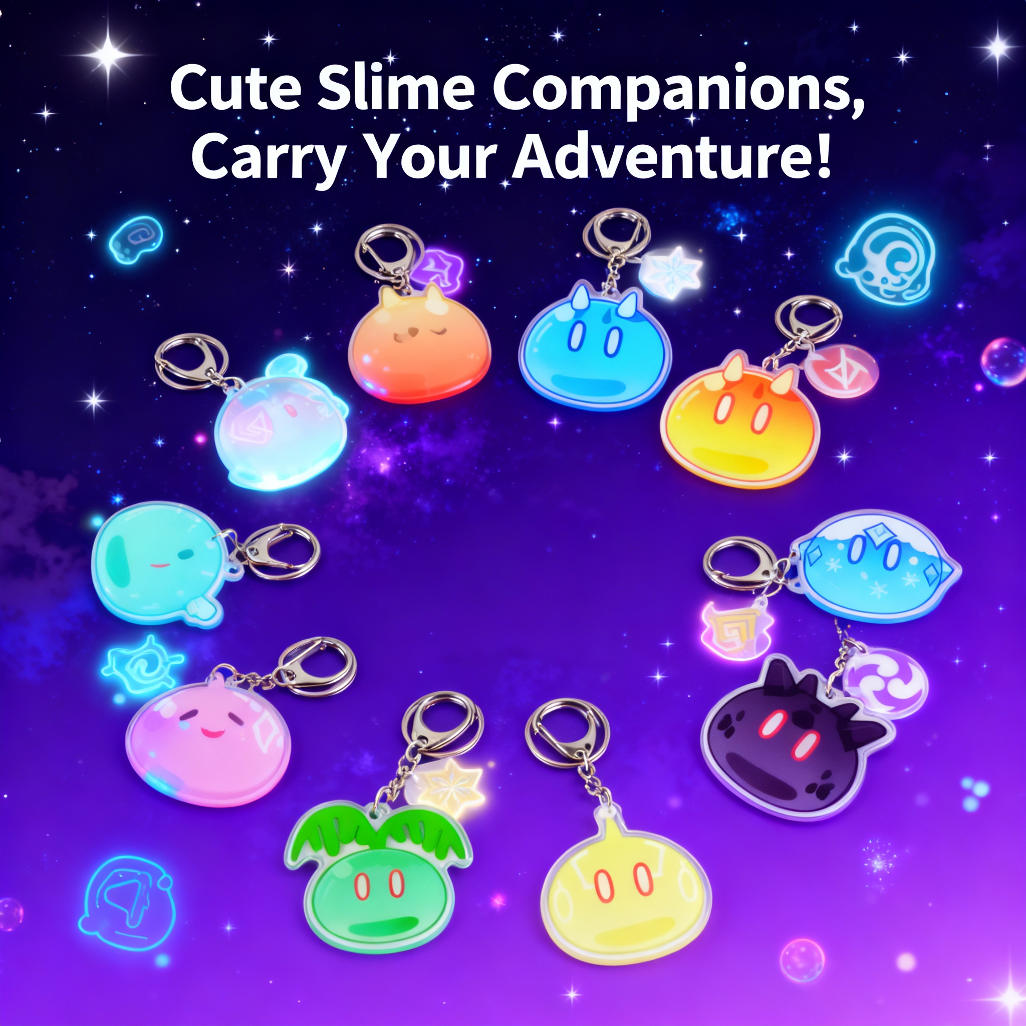 Genshin Impact Slime Acrylic A – Anime Merchandise Keychains recenzja i cena