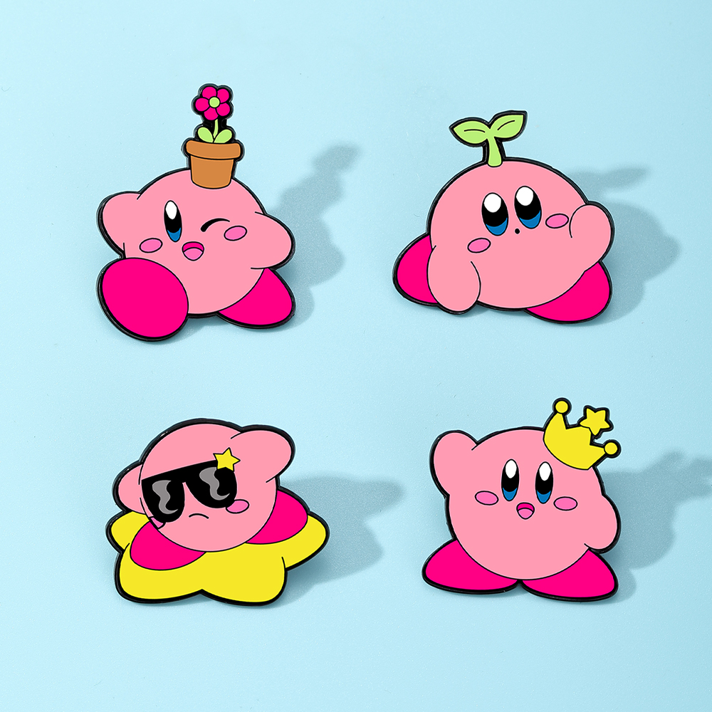 4pcs Kirby Enamel Lapel Pins S – Enamel Pin Set recenzja i cena