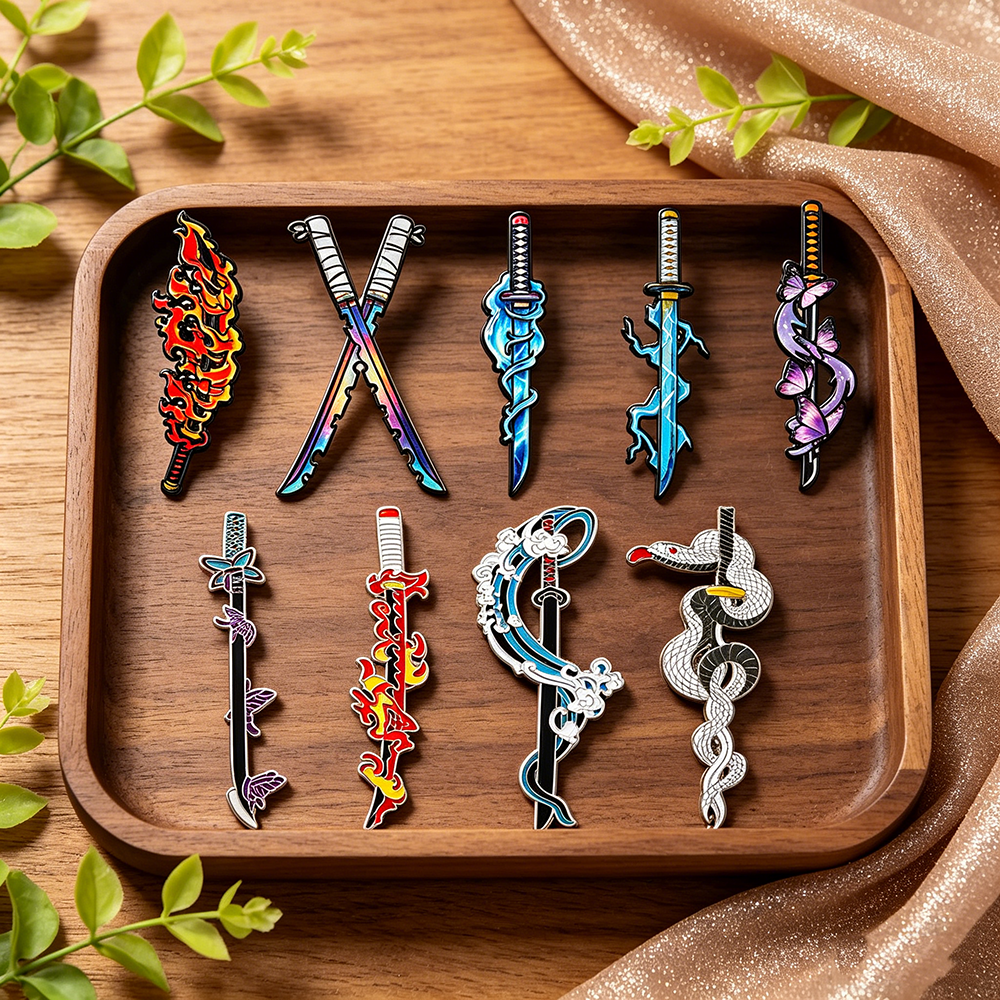 Demon Slayer Nichirin Sword En – Enamel Pin Set recenzja i cena