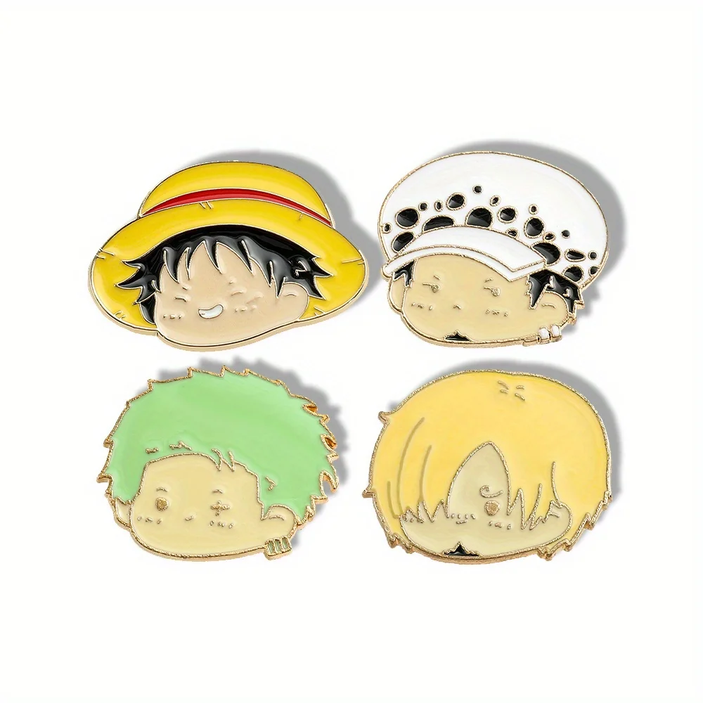 4 Pcs Anime Character Brooch S – Enamel Pin Set recenzja i cena