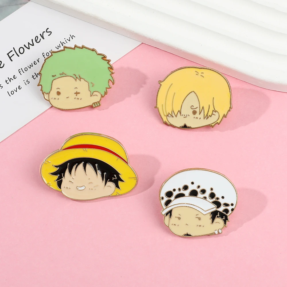 4 Pcs Anime Character Brooch S – Enamel Pin Set recenzja i cena