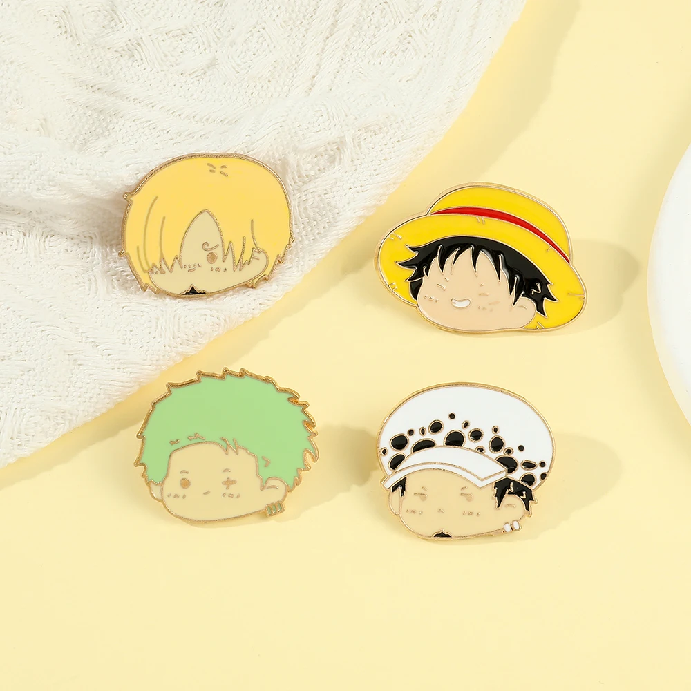 4 Pcs Anime Character Brooch S – Enamel Pin Set recenzja i cena
