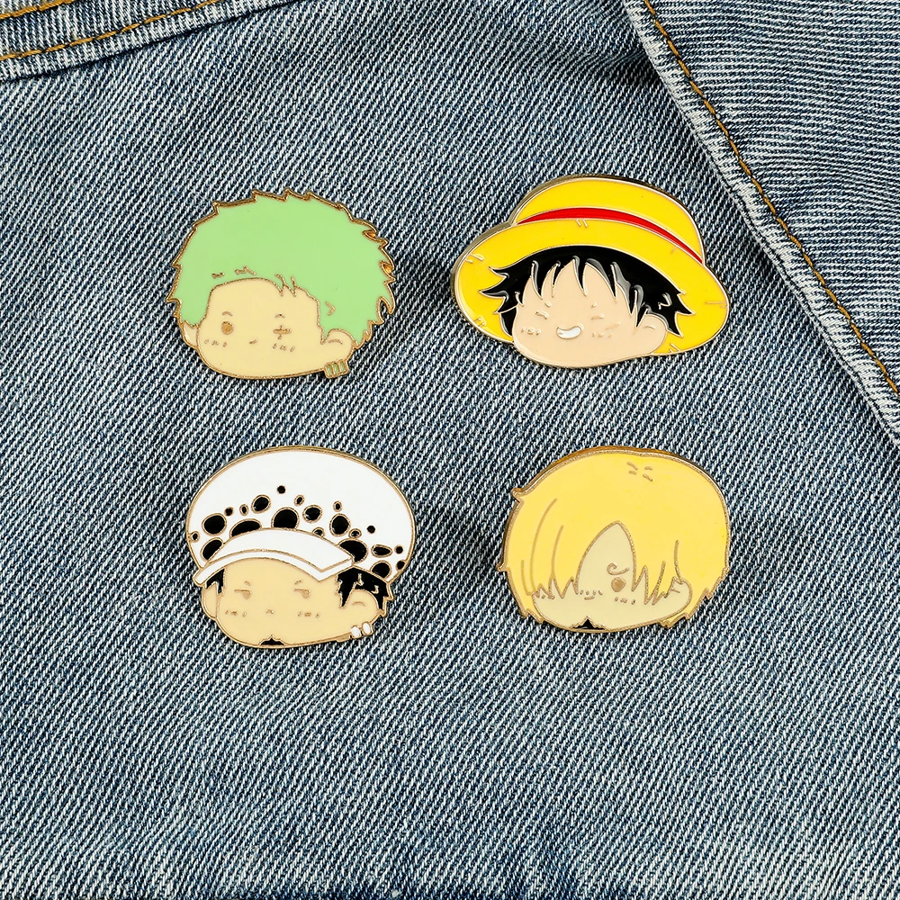 4 Pcs Anime Character Brooch S – Enamel Pin Set recenzja i cena