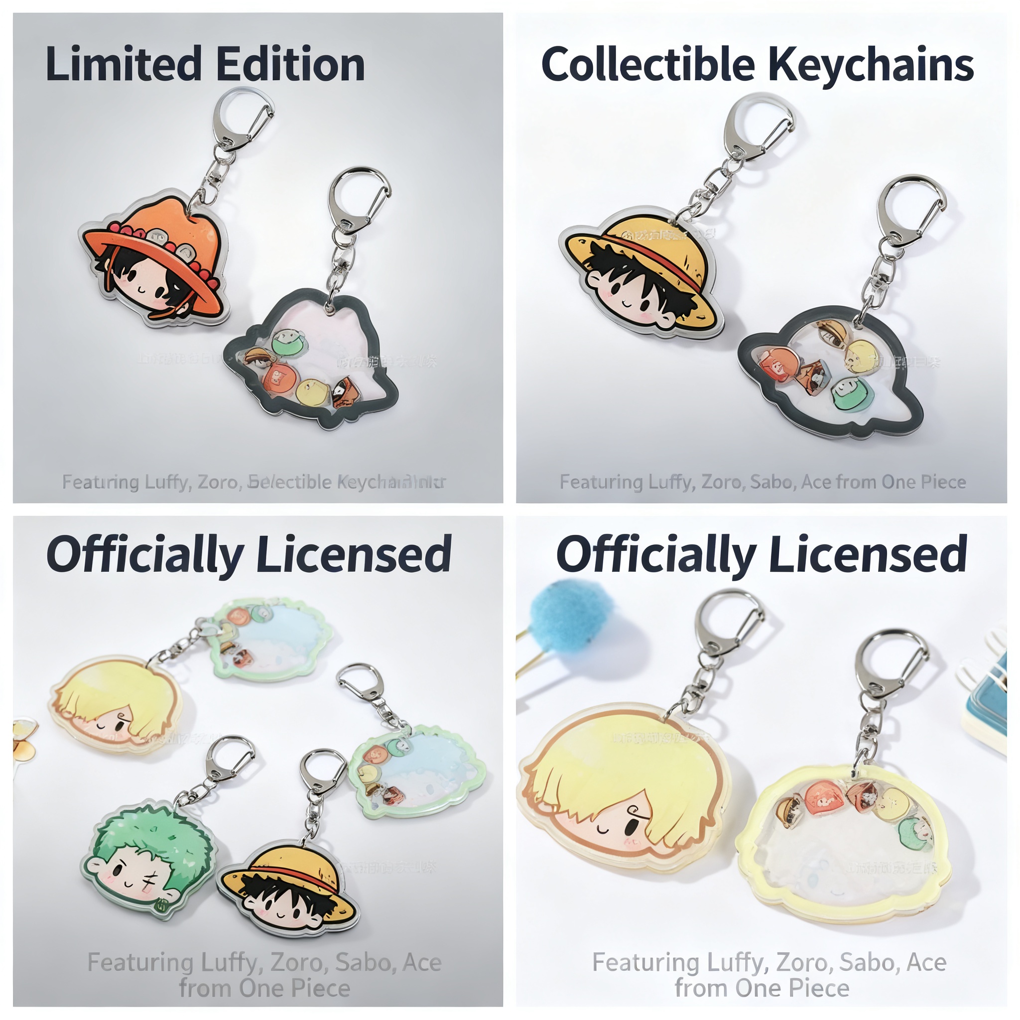 One Piece Monkey D Luffy Kawai – Anime Merchandise Keychains recenzja i cena