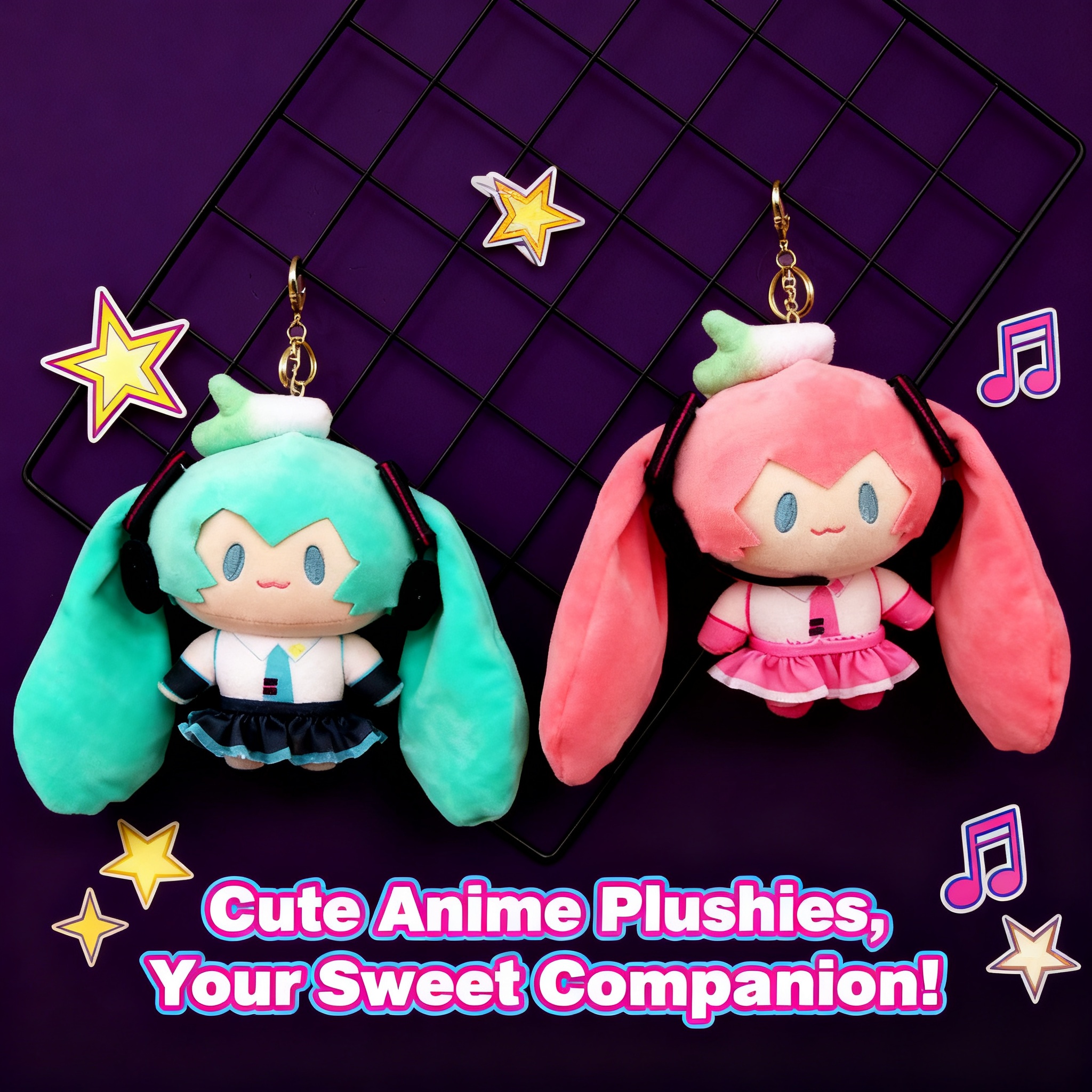 Miku Hatsune Anime Plush Doll  – Anime Merchandise Keychains recenzja i cena