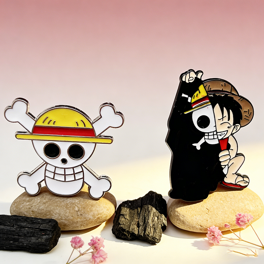 2026 New 2pcs Cute Luffy Anime – Enamel Pin Set recenzja i cena