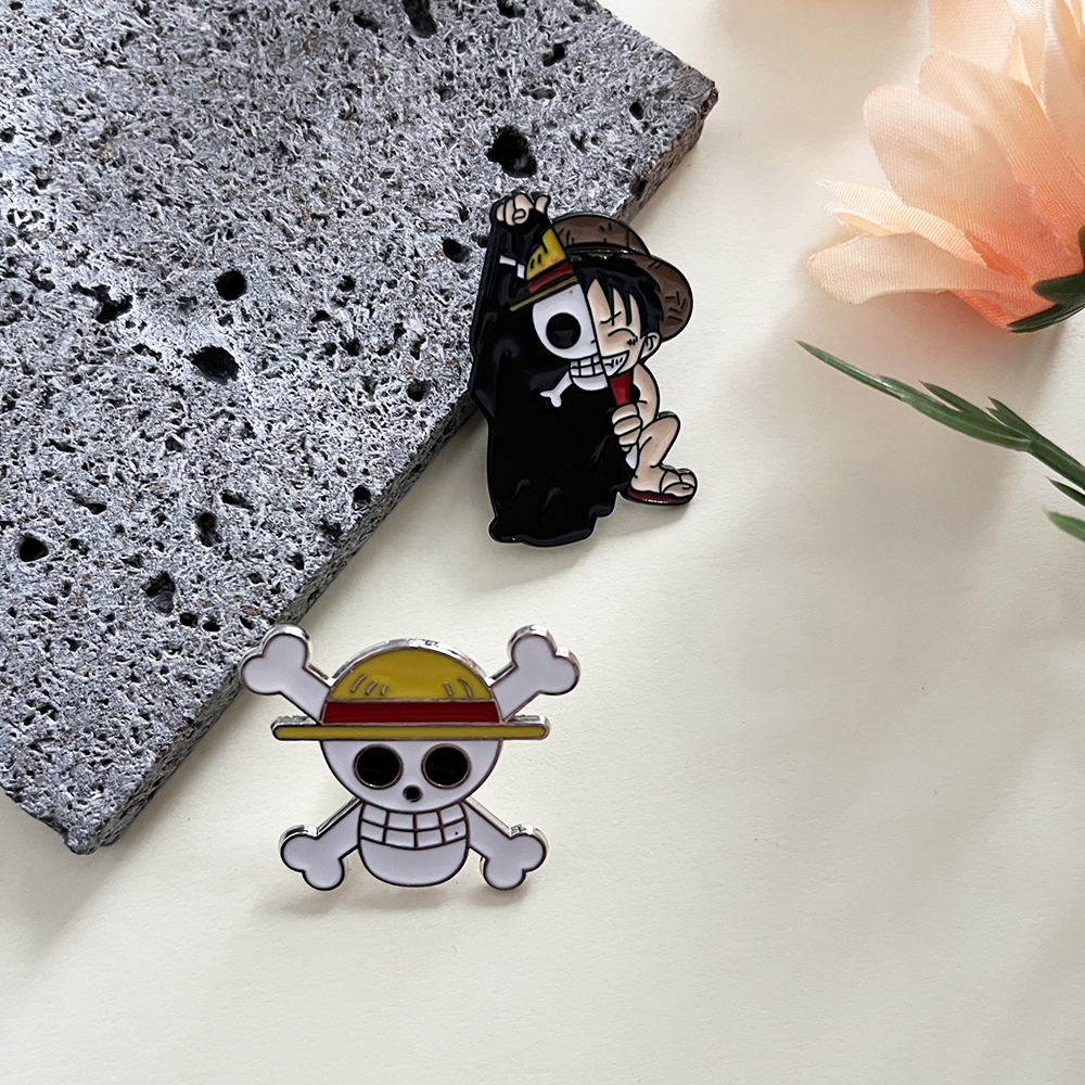 2026 New 2pcs Cute Luffy Anime – Enamel Pin Set recenzja i cena