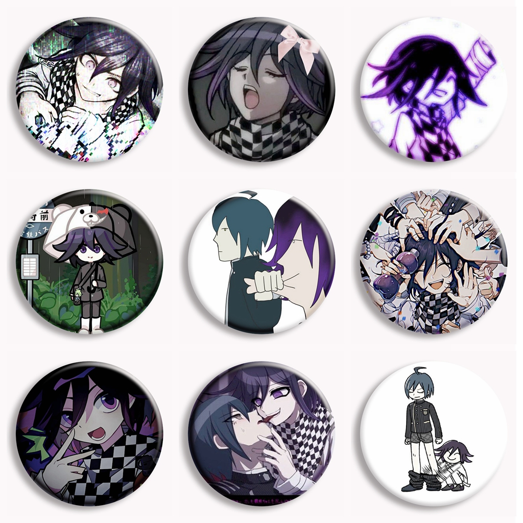 Kokichi Ouma Shuichi Saihara D – Pin Button Badge recenzja i cena