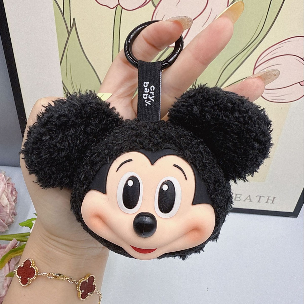 Mickey Minnie Plush Doll Keych – Anime Merchandise Keychains recenzja i cena