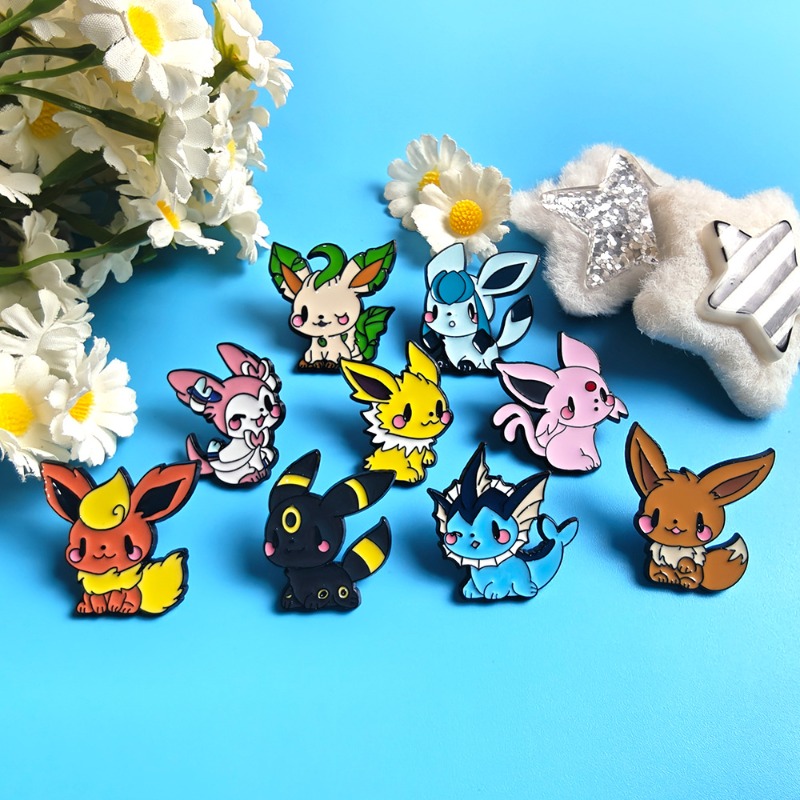Hot 9 Pcs Anime Elf Brooch Set – Enamel Pin Set recenzja i cena