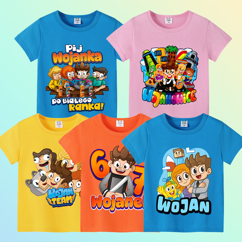 Wojans Team T-shirt Anime Roun – Anime Merchandise Clothes recenzja i cena