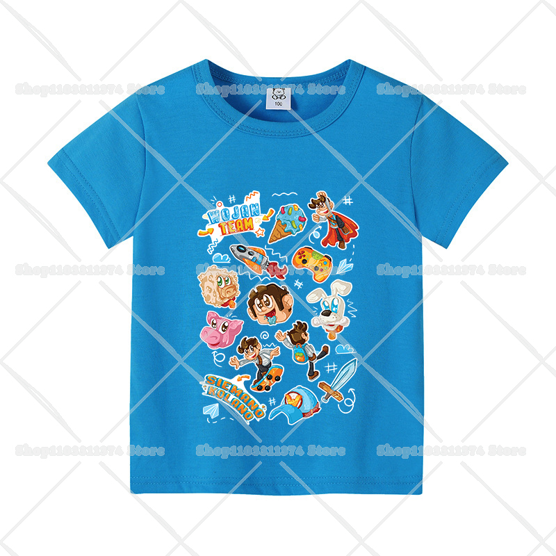 Wojans Team T-shirt Anime Roun – Anime Merchandise Clothes recenzja i cena