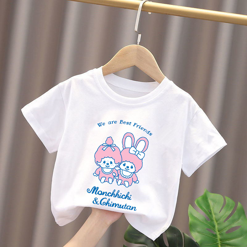 Monchhichi Kids T-shirts Anime – Anime Merchandise Clothes recenzja i cena