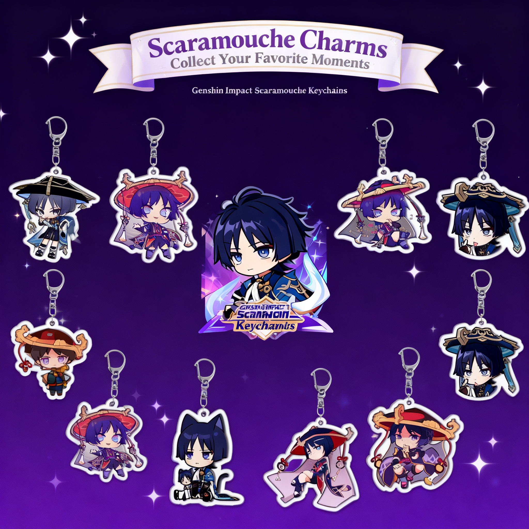 Genshin Impact Traveler Wander – Anime Merchandise Keychains recenzja i cena
