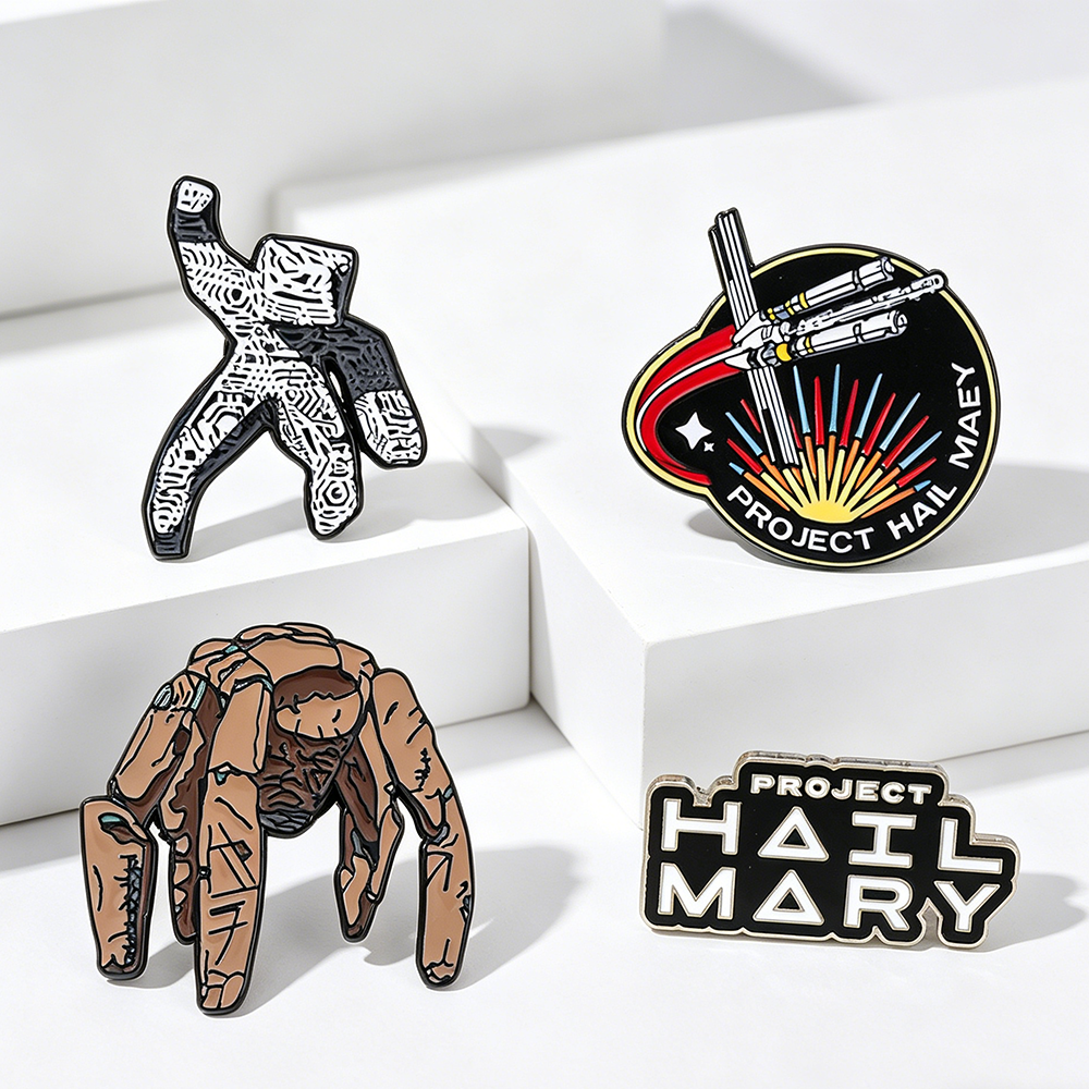 4pc Sci-Fi Enamel Pin Set Proj – Enamel Pin Set recenzja i cena