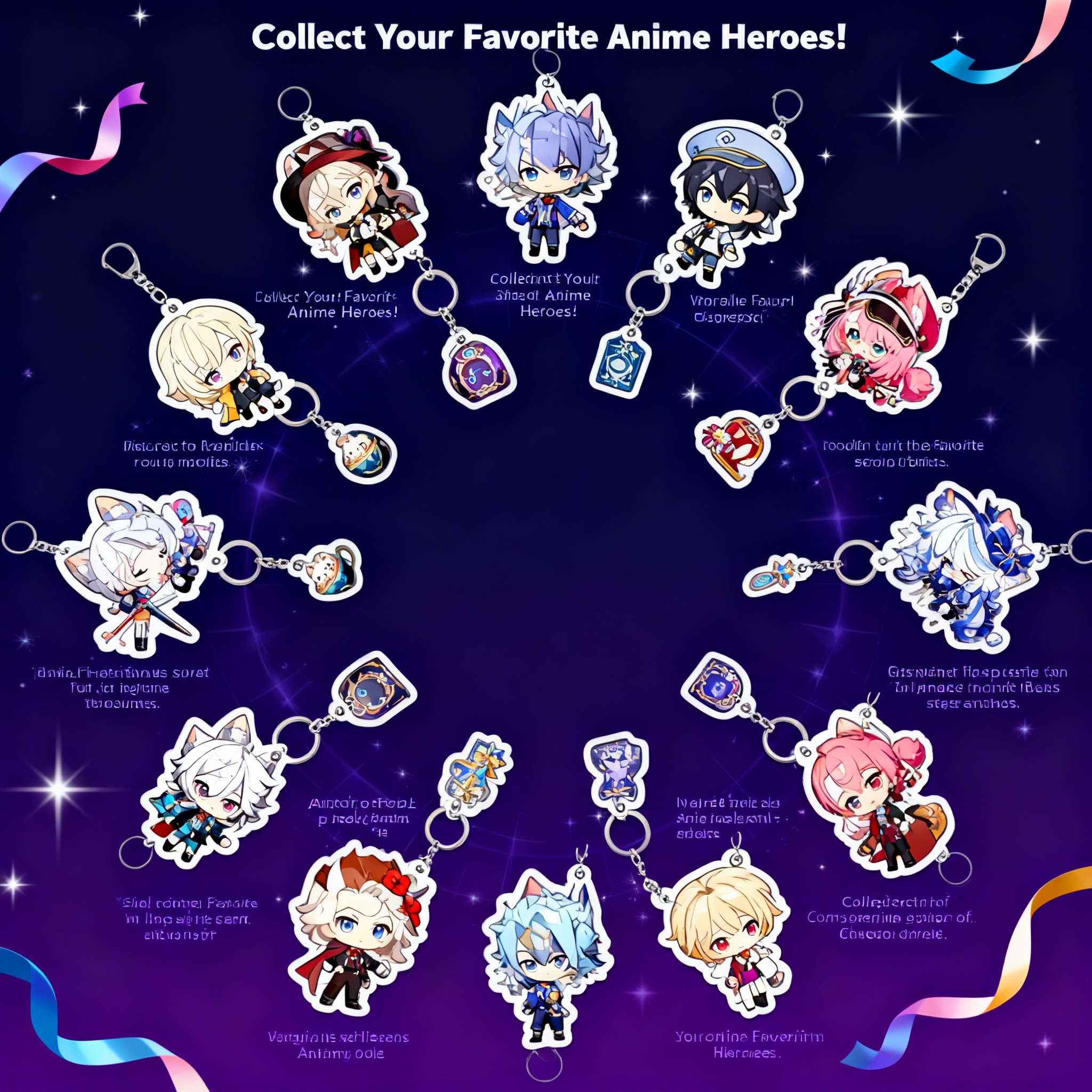 Genshin Impact Traveler Wander – Anime Merchandise Keychains recenzja i cena
