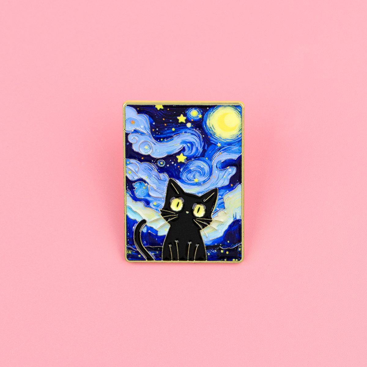 Starry Night by Van Gogh Blank – Enamel Pin Set recenzja i cena