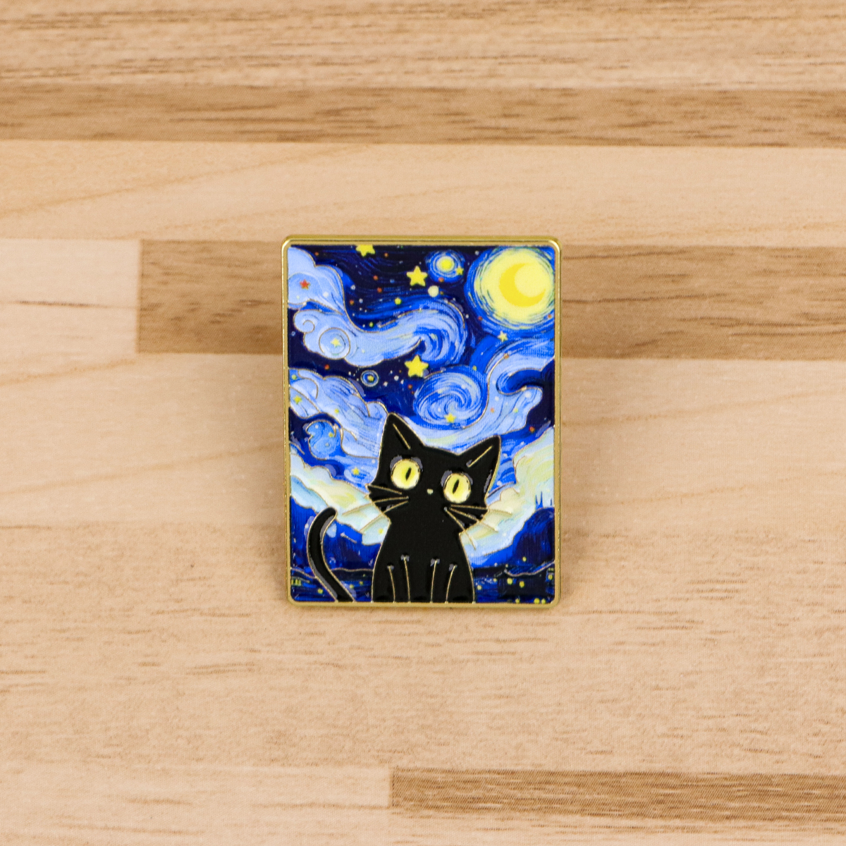 Starry Night by Van Gogh Blank – Enamel Pin Set recenzja i cena