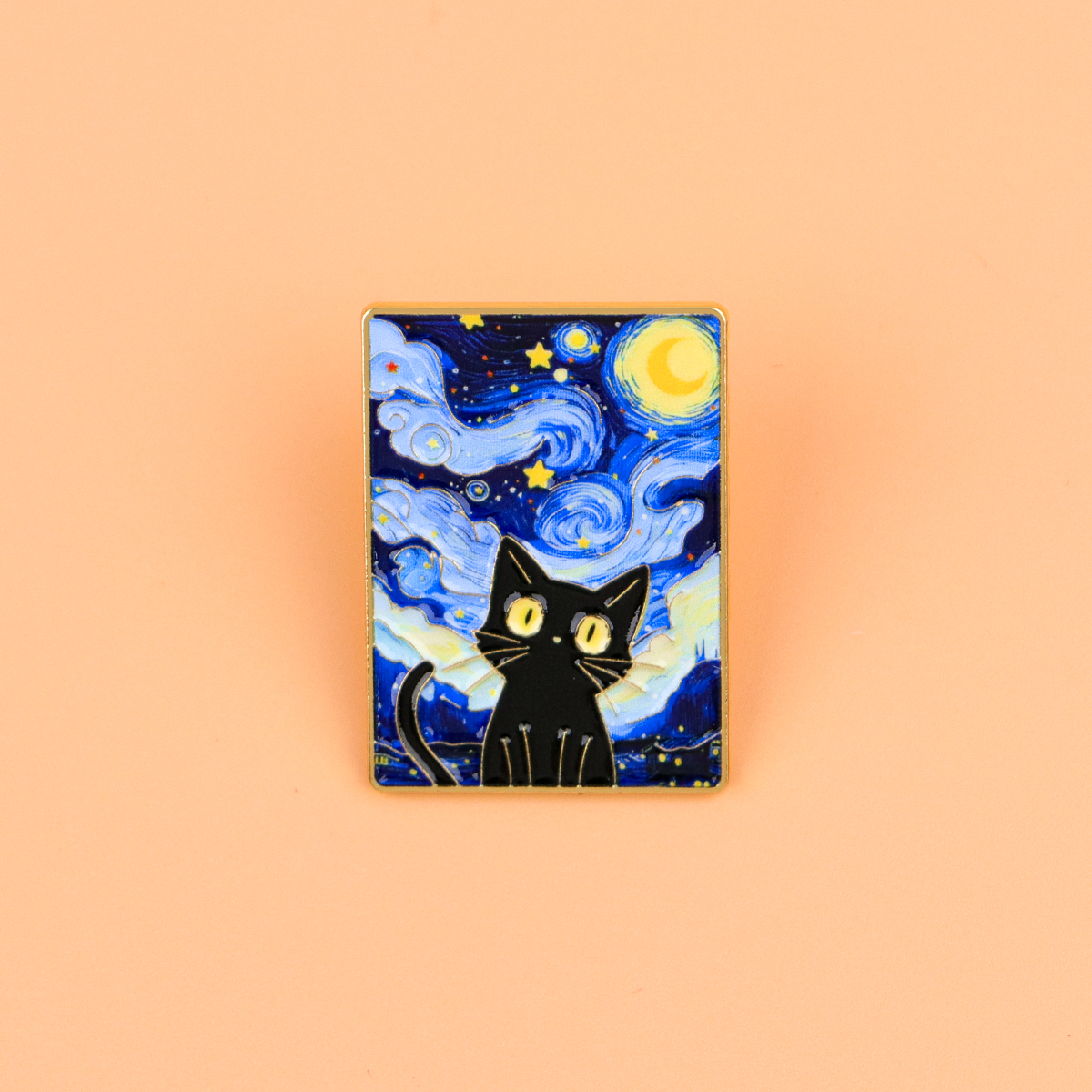 Starry Night by Van Gogh Blank – Enamel Pin Set recenzja i cena