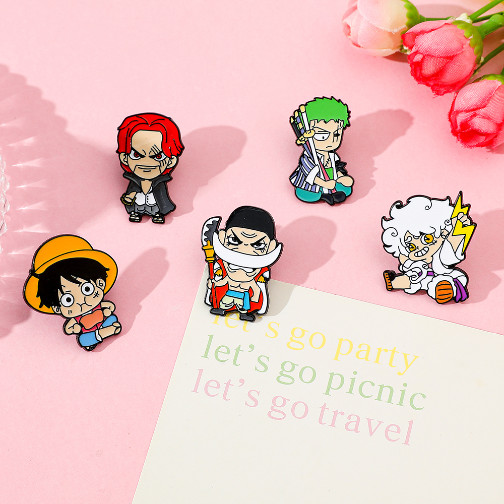 Anime Roronoa Zoro & Monkey D. – Enamel Pin Set recenzja i cena