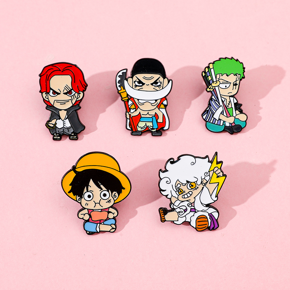 Anime Roronoa Zoro & Monkey D. – Enamel Pin Set recenzja i cena