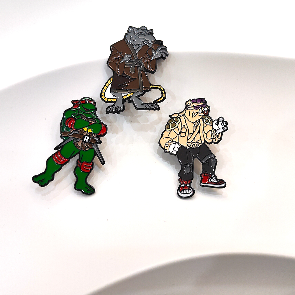 3pcs Vintage Ninja Turtles Pin – Pin Button Badge recenzja i cena