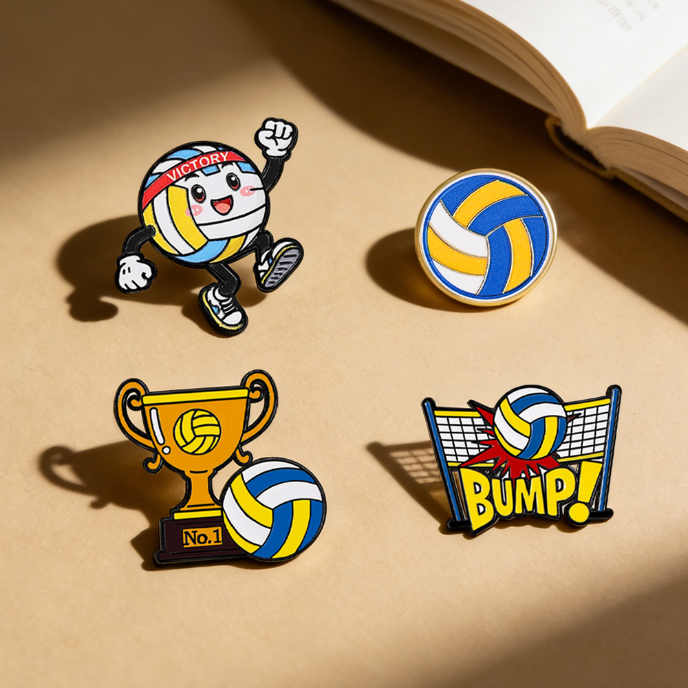 4pcs Football Player Enamel Br – Pin Button Badge recenzja i cena